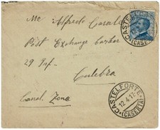 BOLLI DELLA CAMPANIA - Posta Estera - CASTELFORTE - CULEBRA- CANAL ZONE PANAMA