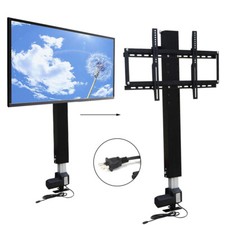 700mm LCD Motorised TV Lift Stand Mounting Bracket for 26"-57" TV Cabinet + RC
