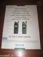 *AM64=NOKIA 6110 CELLULARE=PUBBLICITA'=ADVERTISING=WERBUNG=COUPURE=
