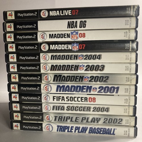 Ps2 sports games lot - games, 12