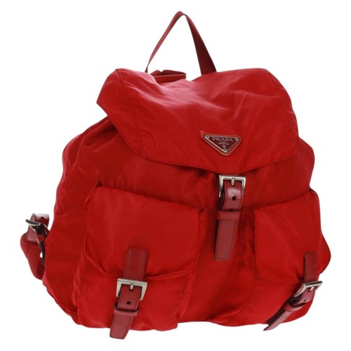 Zaino prada nylon - zaino, rosso