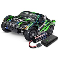 Traxxas 68154-4 Slash 4x4 BL-2S Brushless 1/10 4WD Clipless incl. batteria/caricabatterie verde