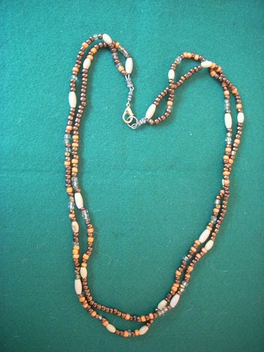Collana perline vintage - in,