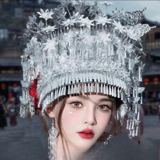 Ethnic Minority Headwear, Miao Silver Jewelry Hats, Miao Jewelry Hats