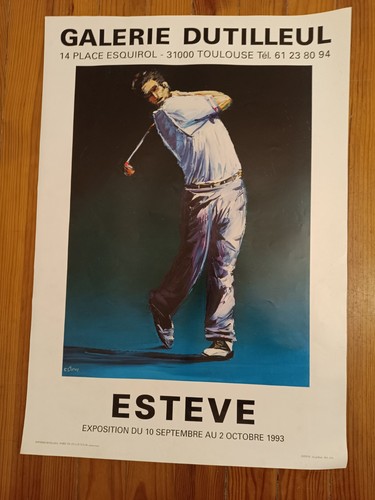 Affiche exposition esteve - affiche,