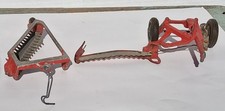 Falciatrice e rastrello fieno