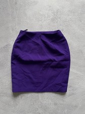 Gonna Vintage Gianni Versace Made in Italy 38 Lana Viola anni 90