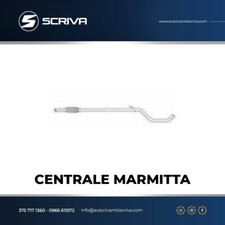 Tubo CENTRALE gas scarico con flessibile FIAT PANDA 1.2 benzina dal 2003> 12530