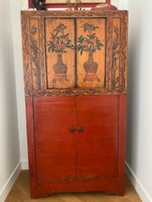 Mobile antico Tibetano dipinto a mano