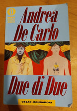 libro romanzo due di due andrea de carlo 1989 oscar mondadori