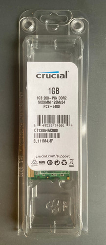 Crucial 200 pin ddr2 - gb,