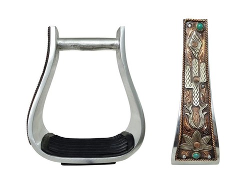 Cavallo alluminio antico - 5",