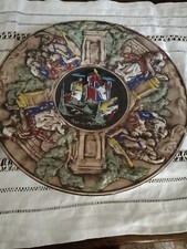 piatto vintage decorativo ceramica  Rep. S.Marino Libertas diametro cm. 34