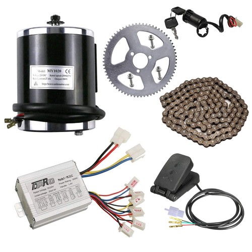 Kit motore spazzola 24v 500w - motore,