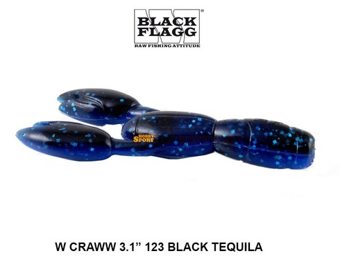 Black flagg craww waving - black,