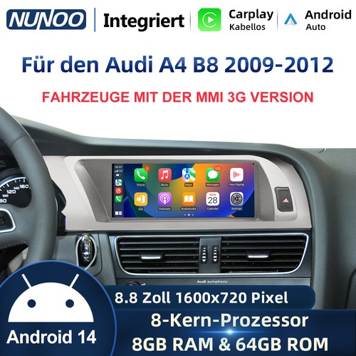 Per audi b8 - 8.8",