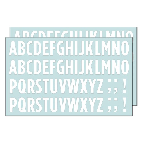 Set lettere - 25, mm