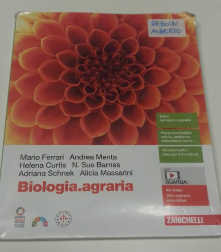 Biologia agraria zanichelli - -,