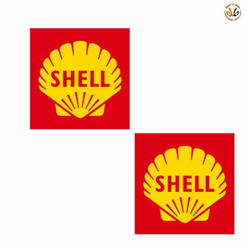 Adesivi replica vintage shell