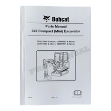 Bobcat 322 Manuale catalogo