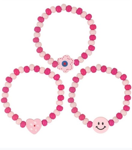Bracciali elastici perline - 6,