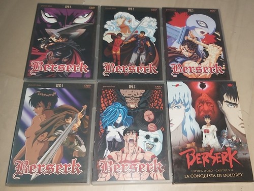 Dvd berserk serie completa - dvd,