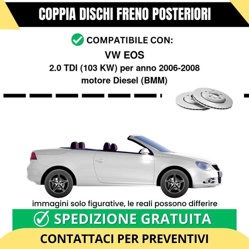 Coppia dischi freno posteriori - dischi,