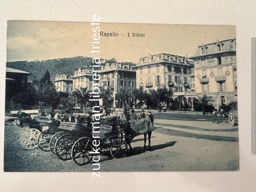 Cartolina rapallo villini - rapallo, i