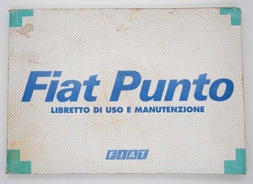 Fiat punto 1995 libretto uso - punto,