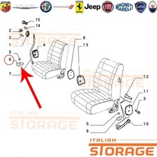 FIAT PANDA 4X4 UNO CS MANIGLIA SEDILE ANTERIORE NUOVO ORIGINALE 7563611