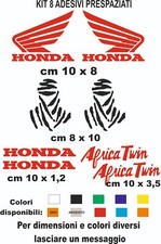 adesivi Honda Africa twin dakar vinile prespaziati 8 pz  per auto moto caschi