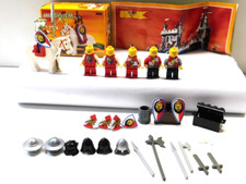 Lego Cavaliere del Leone Cavaliere 6008 Set con Personaggi Cavallo Accessori Vintage OVP Set E