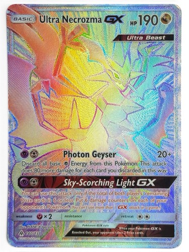 Carta pokemon ultra necrozma - ultra,