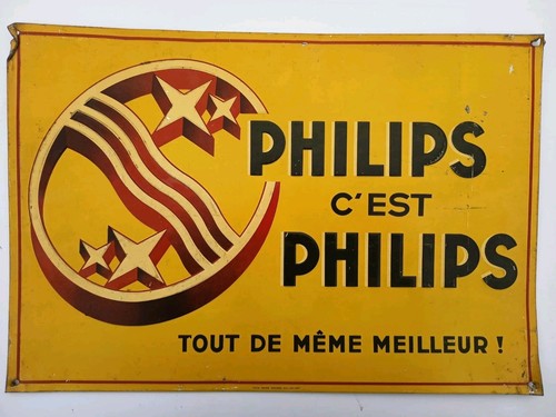 Ancienne plaque tole de - plaque, en