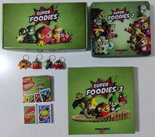 Super Lotto Foodies Esselunga Collezione Completa-1_2_3 + Carte UNO Pocket NUOVE