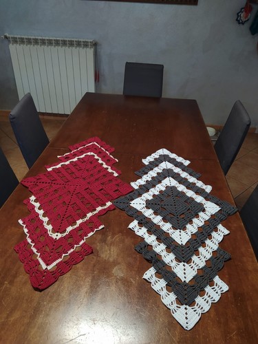 Runner tavolo fatto mano - runner,
