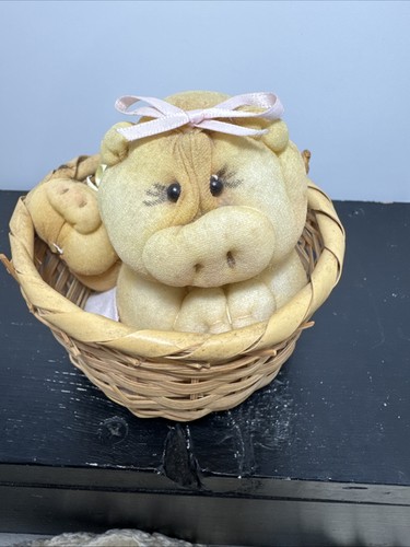 Vintage mamma bambino - , maiale