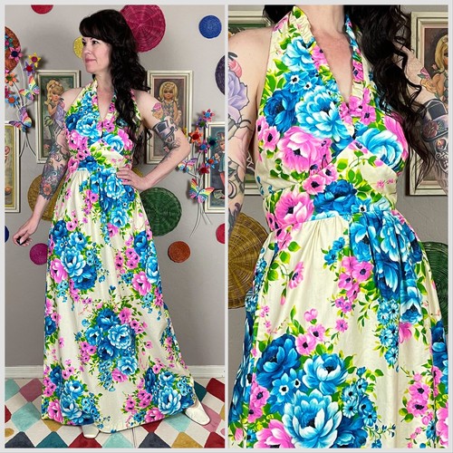Maxi abito vintage anni - , 70
