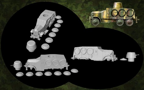 Kit maqueta para montar - , y