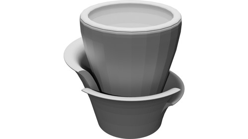 Vaso decorativo conchiglia - decorativo,