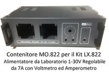 Contenitore nuova ELETTRONICA per LX 822 Alimentatore regolabile 30V 7A nE