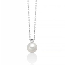 Collana Donna Miluna Oro 750 Perla R e Diamante PCL6428 NUOVO E ORIGINALE