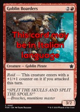 MTG GOBLIN BOARDERS FOIL EXC -