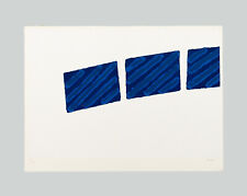 Pino PINELLI - "Pittura BL.", 1991 - Serigrafia e floccaggio, 56 x 76 cm