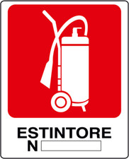 ADESIVO ESTINTORE CARRELLATO