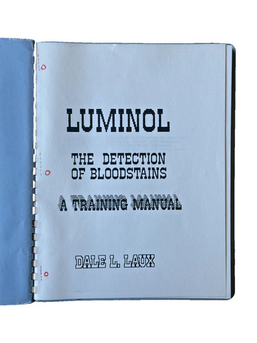 Luminol bloodstain detection - luminol,