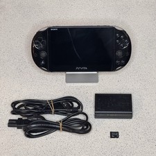 Sony PlayStation Vita PS Vita PCH-2004 NERA + CARICATORE + 8 GB SD TESTED