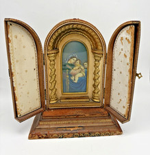Trittico xix secolo pelle - xix,