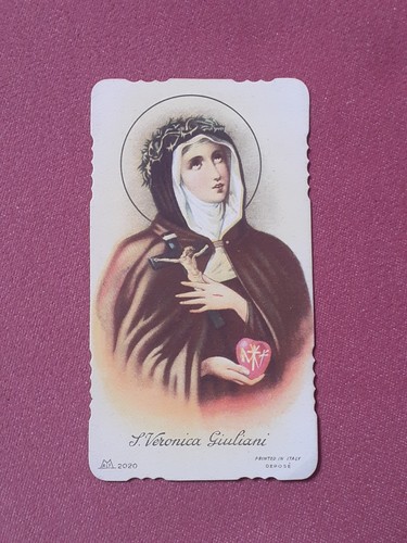 Santino fustellato santa - santino,