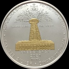 100 dinari serbia nikola tesla - 100,